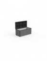 Coffre de rangement aluminium graphite ou blanc