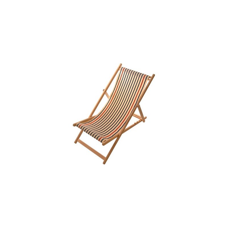 Chilienne Marin écru/marine Toiles du soleil
