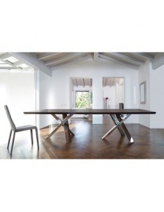 Table TWINS RESORT plateau en bois