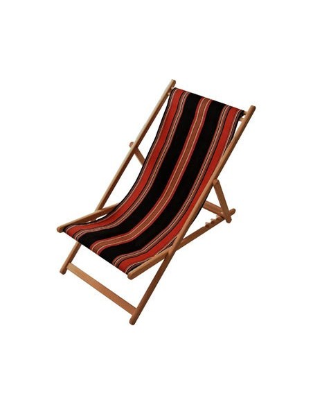 Chilienne Jules noir/tomette Toiles du soleil
