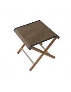 Pliant pêcheur Uni taupe bord noir Toiles du soleil