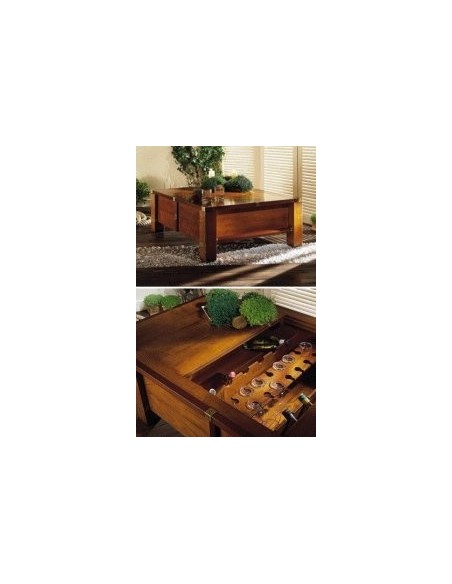 Table basse ARMEN réf. 823, mobilier préparé et reconditionné