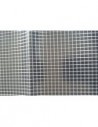 PVC souple 70/100 ARMÉ Non Feu M2 au mètre, largeur 250 cm, largeur du quadrillage 2,8 x 2,8 mm