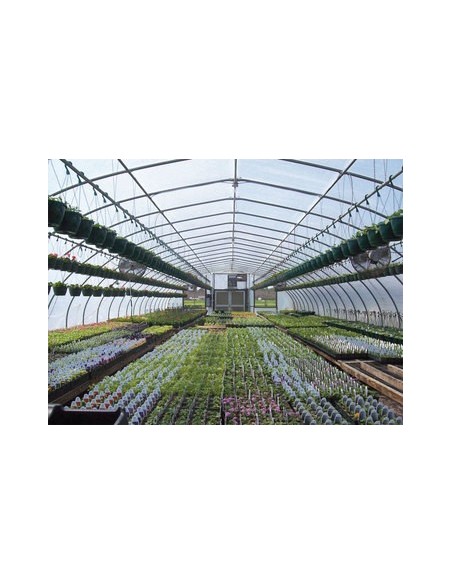 PVC souple 70/100 ARMÉ Non Feu M2 au mètre, largeur 250 cm, largeur du quadrillage 2,8 x 2,8 mm