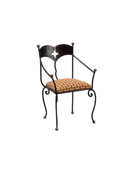 Fauteuil fer forgé cyclade