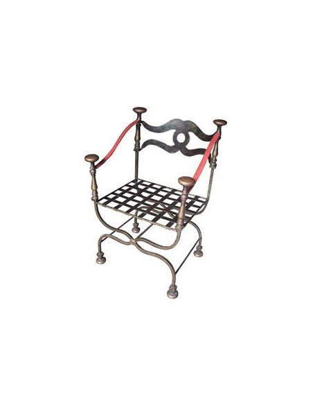 Fauteuil lyre assise treillis