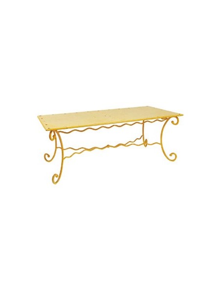 Table rectangulaire cyclade, Ligne Métal