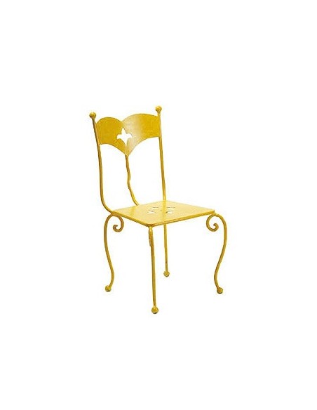 Chaise fer forgé cyclade, Ligne Métal