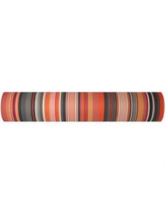 Roussillon sunbrella noir/tomette 175 cm Toiles du Soleil