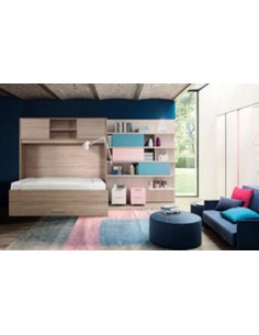 Lit rabattable CANNES 160 cm x 200 cm, catégorie 1