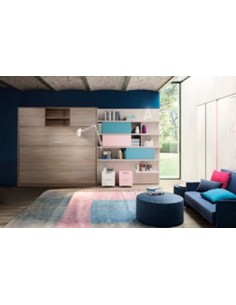 Lit rabattable CANNES 160 cm x 200 cm, catégorie 1 2