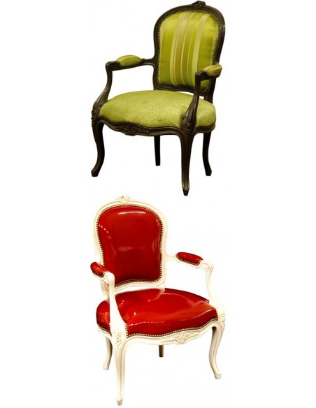 Fauteuil cabriolet LOUIS XV