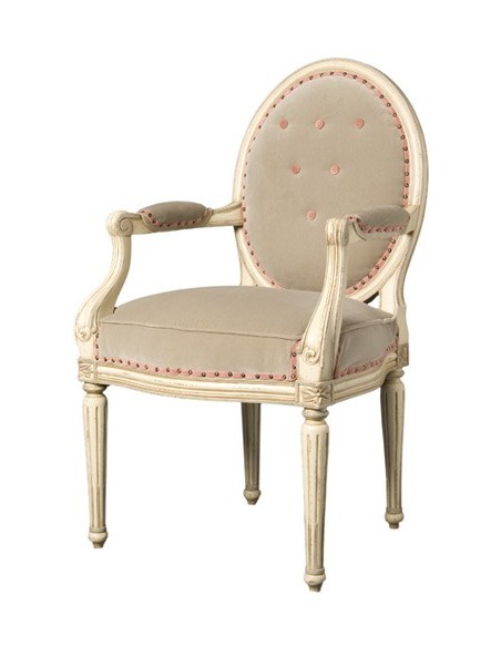 Fauteuil médaillon LOUIS XVI