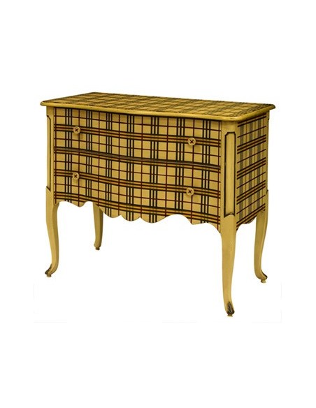 Commode EMMA LOUIS XV, finition écossaise