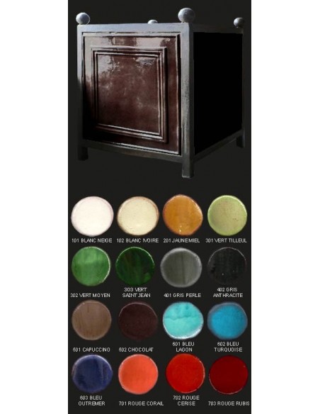 Bac a oranger chocolat 68cm