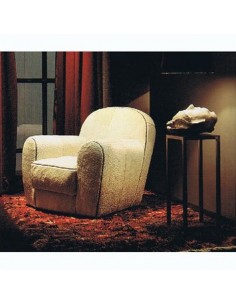 Fauteuil Amburgo club laine de mouton, Baxter