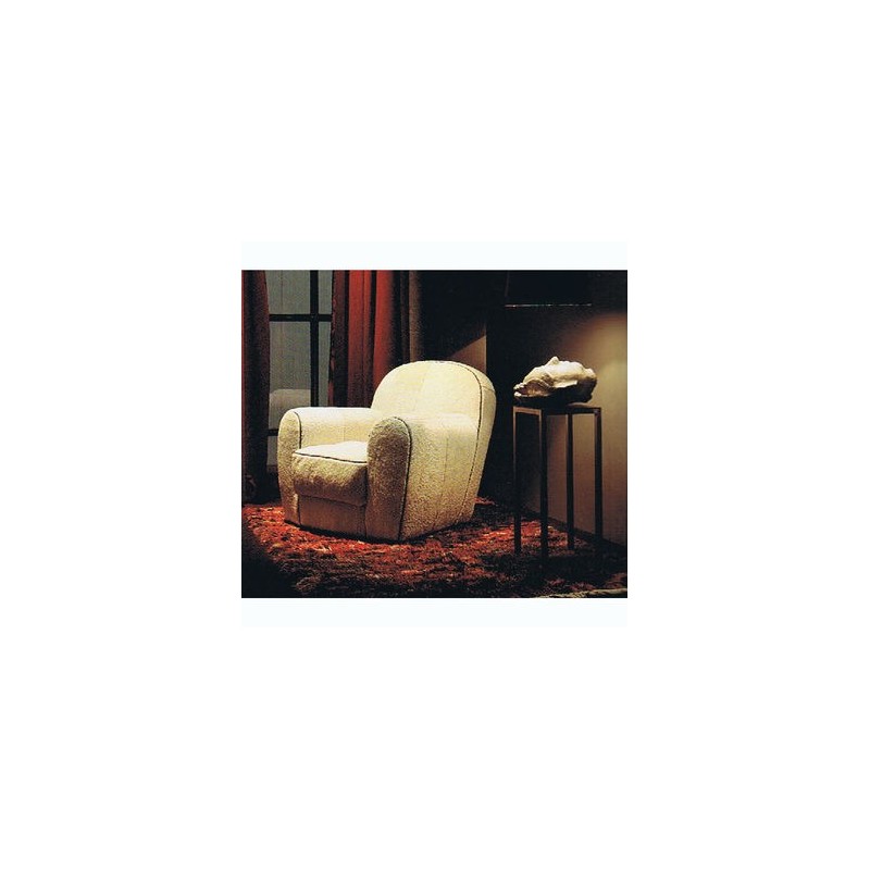 Fauteuil Amburgo club laine de mouton, Baxter