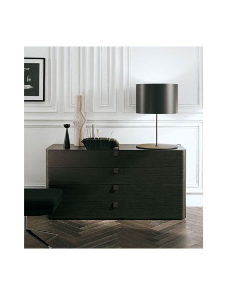 Commode 4 tiroirs defile sur socle, Jesse 