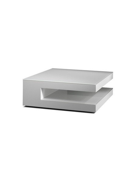 Table basse carrée double plateaux Karat