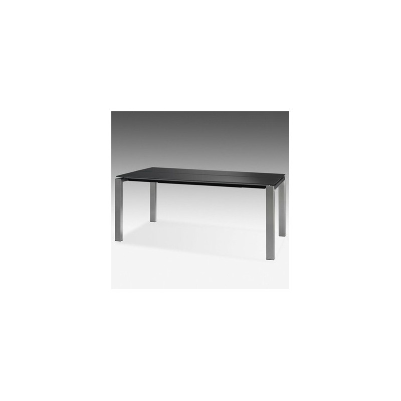 Table rectangulaire Quartz double plateau en basalte