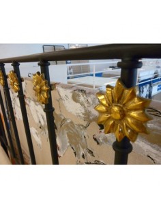 Lit en fer forgé Marion 140 x 190 cm 2