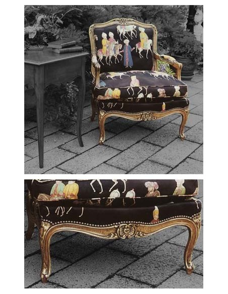 Fauteuil louis xv, Eric Marjolet