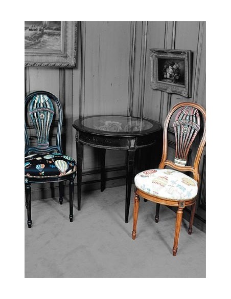 Chaise montgolfiere, Eric Marjolet