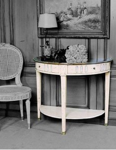Console demi lune, Eric Marjolet