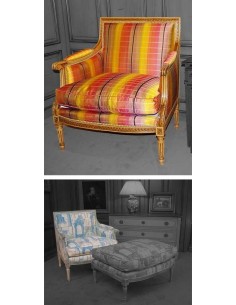 Marquise louis xv à coussin, Eric Marjolet