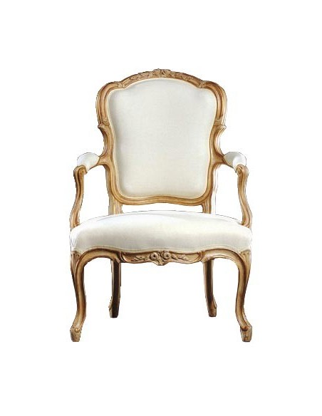 Cabriolet louis xv aux pivoines