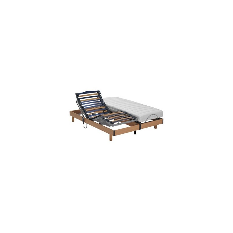 Sommier de relaxation motorisé ixia 1000, 2x90x200