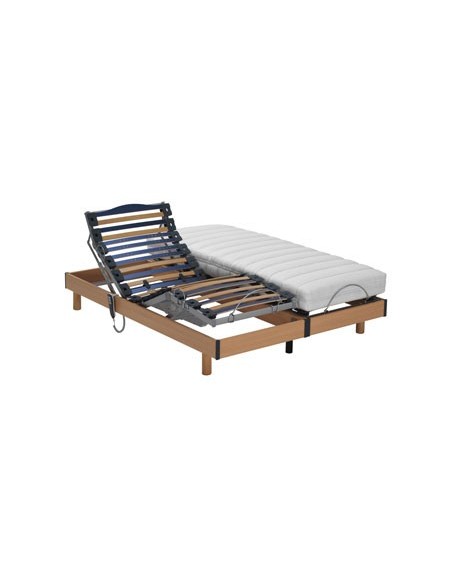 Sommier de relaxation motorisé ixia 1000, 2x90x200