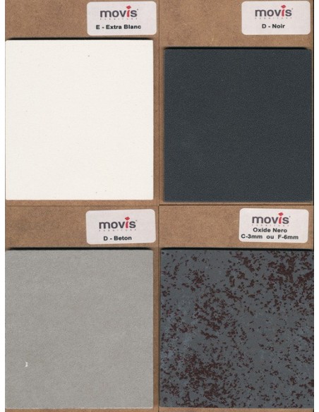 Table ronde céramique Movis diamètre 130cm Danielle 2 allonges 40+40cm portefeuille