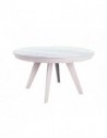 Table ronde céramique Movis diamètre 140cm Danielle 2 allonges 45+45cm portefeuille