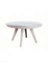 Table ronde céramique Movis diamètre 150cm Danielle 2 allonges 50+50cm portefeuille