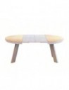 Table ronde céramique Movis diamètre 150cm Danielle 2 allonges 50+50cm portefeuille