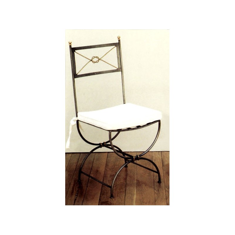 Chaise lagune avec son coussin, Patines Anciennes