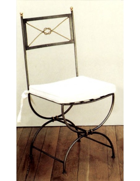 Chaise lagune avec son coussin, Patines Anciennes