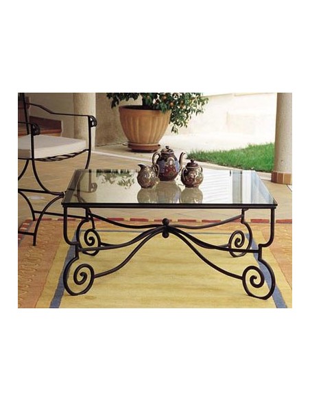 Table basse provence carrée, Patines Anciennes