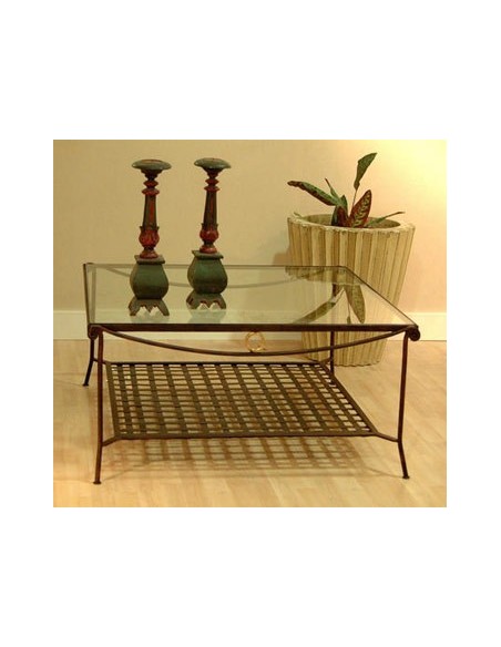 Table basse camargue carrée, Patines Anciennes