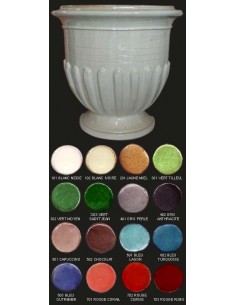 Vase saint jean de fos, diamètre 80 cm, décor gaudron
