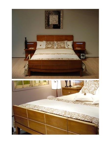 Lit droit jade, 160 x 200