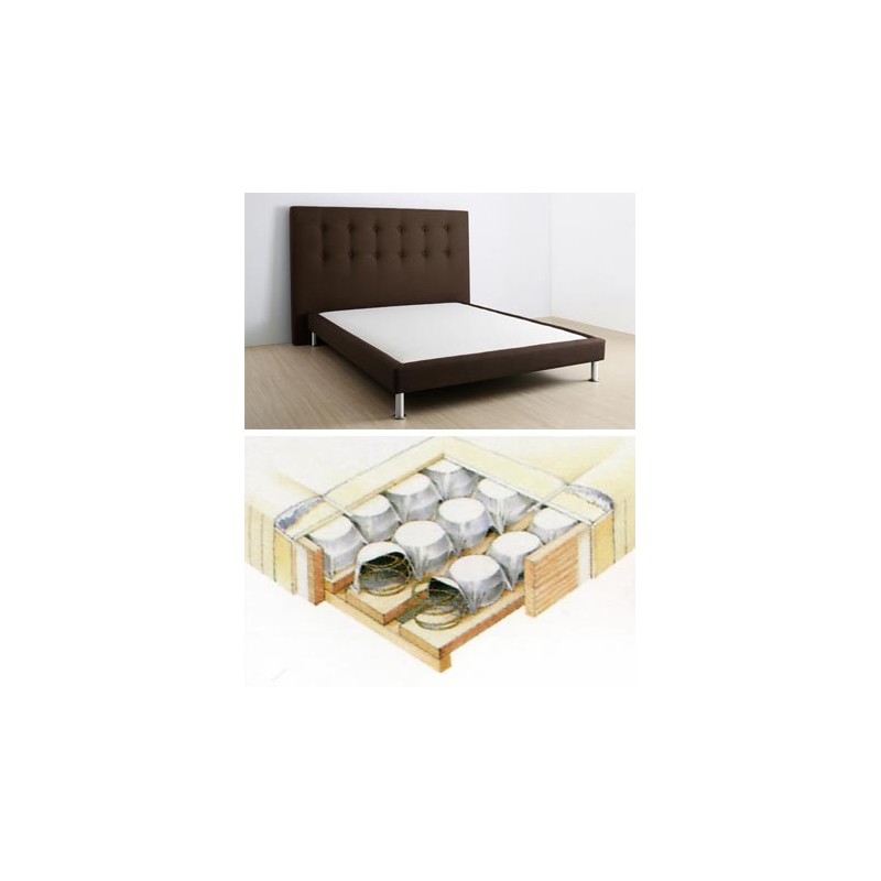 Sommier ressorts ensachés 160 x 200 cm SOFT SPRING