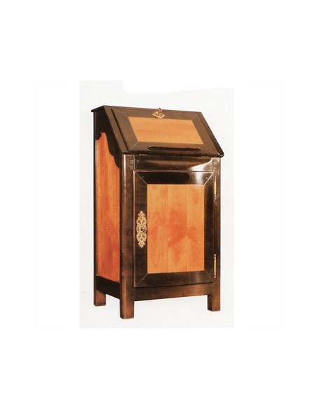 Ecritoire Cancale noir ref 1005, mobilier préparé et reconditionné