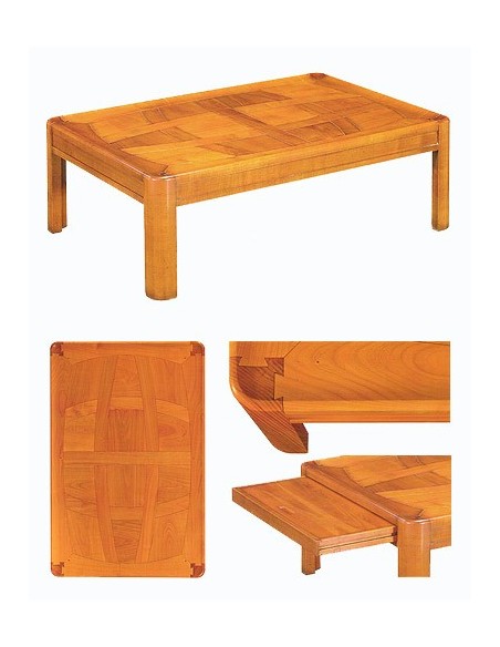 Table basse rectangulaire campbell ref 1032, mobilier préparé et reconditionné