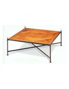 Table basse carrée AREMBERG réf. 564, mobilier préparé et reconditionné