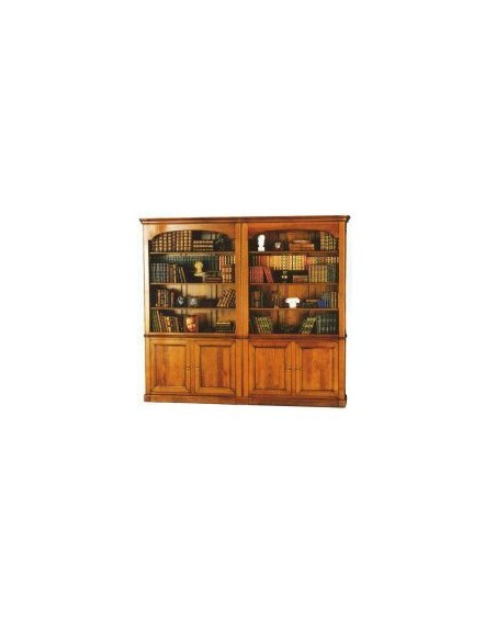 Bibliothèque droite juxtaposable ouverte GEORGE SAND réf. 740, mobilier préparé et reconditionné