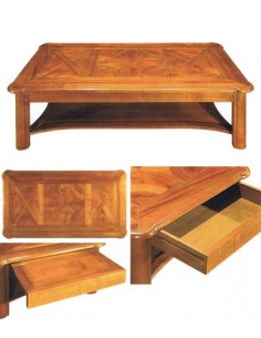 Table basse PAYS DE RANCE réf 420, mobilier préparé et reconditionné