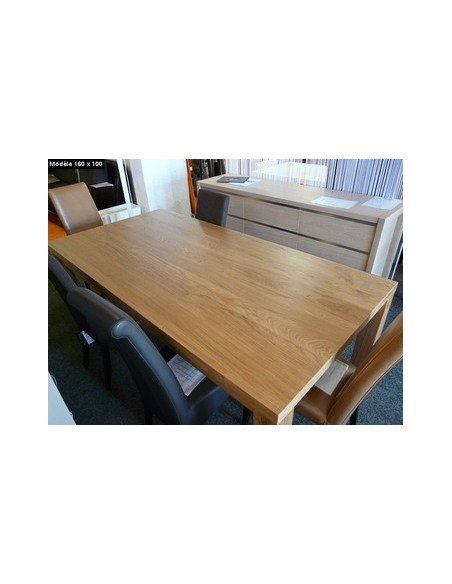 Table de repas CHÊNE 140 cm fixe