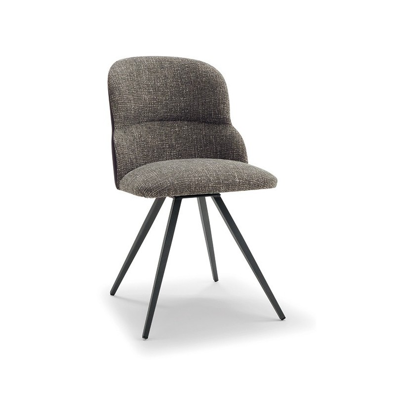 Chaise CHANTAL pivot, simili-cuir Magnum